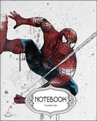 Notebook Journal Dot-Grid, Lined, Blank No Lined: Spiderman v.3: Notebook Journal Diary, 120 pages, 8" x 10" (Notebook Journal)