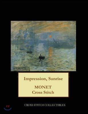 Impression, Sunrise: Monet cross stitch pattern