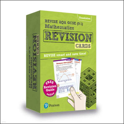 Pearson REVISE AQA GCSE Maths Foundation Revision Cards (with free online Revision Guide) - 2023 and 2024 exams