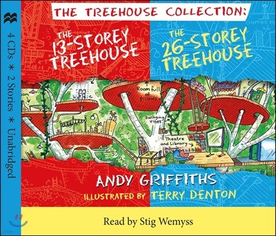 13 Storey & 26 Storey Treehouse CD Set (영국판) : 13층, 26층 나무집 오디오 북