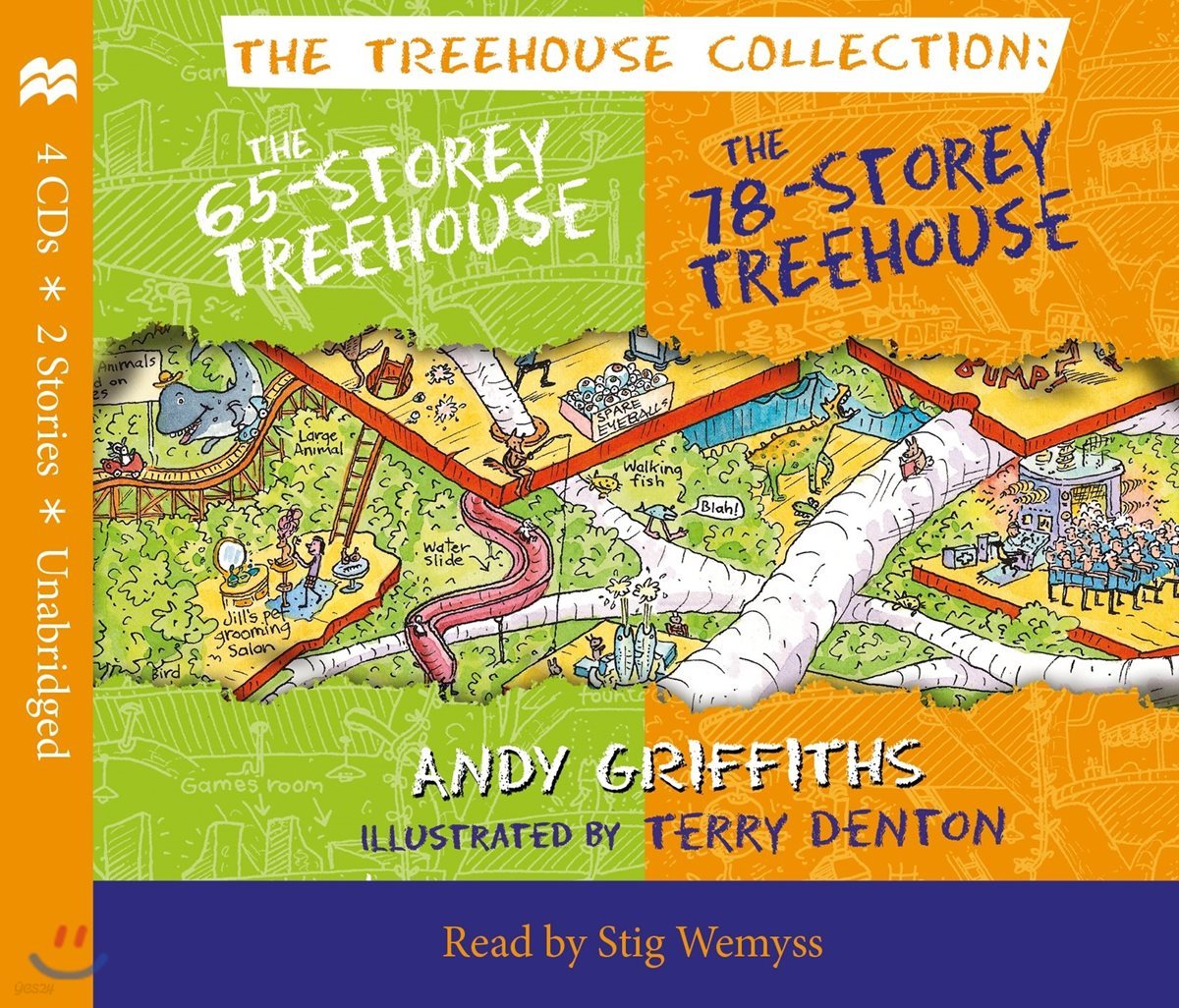 65-Storey & 78-Storey Treehouse CD Set (영국판) : 65층, 78층 나무집 오디오북