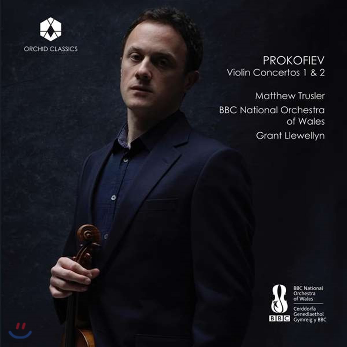 Matthew Trusler 프로코피에프: 바이올린 협주곡 1 &amp; 2번 - 매튜 트러슬러, BBC 웨일즈 국립 오케스트라, 그랜트 르웰린 (Prokofiev: Violin Concertos)