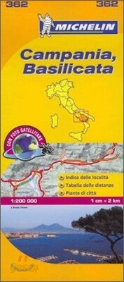 Campania - Michelin Local Map 362
