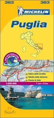 Puglia - Michelin Local Map 363