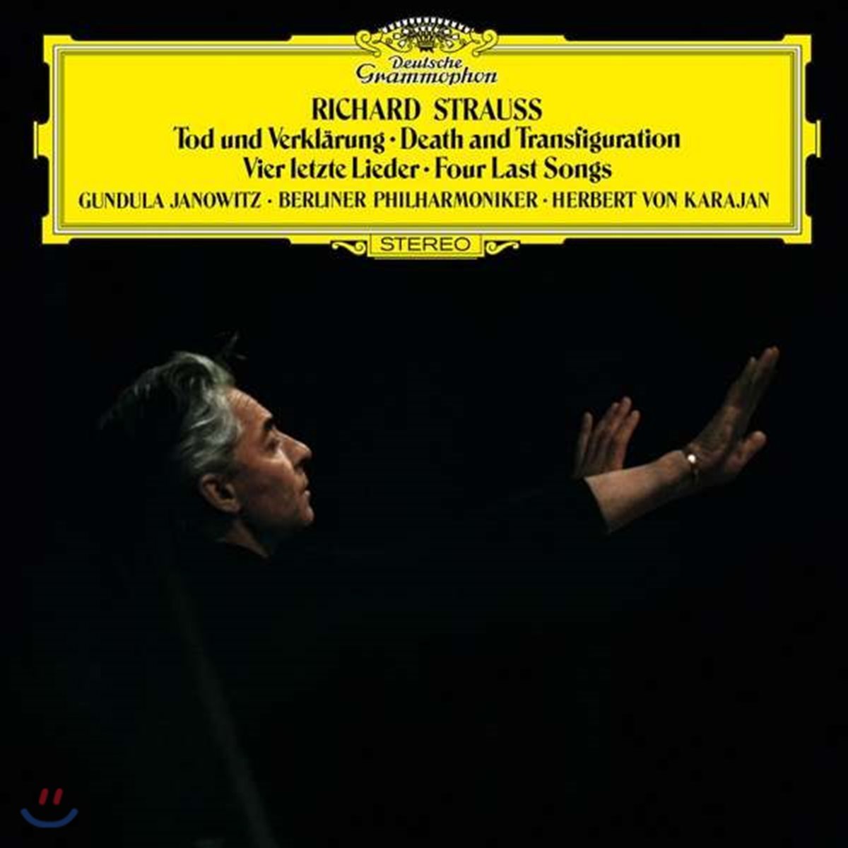 Herbert von Karajan 슈트라우스: 죽음과 변용, 4개의 마지막 노래 - 군둘라 야노비츠, 카라얀 [LP]