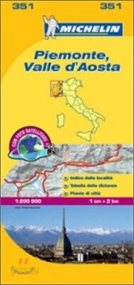 Piemonte & VA - Michelin Local Map 351