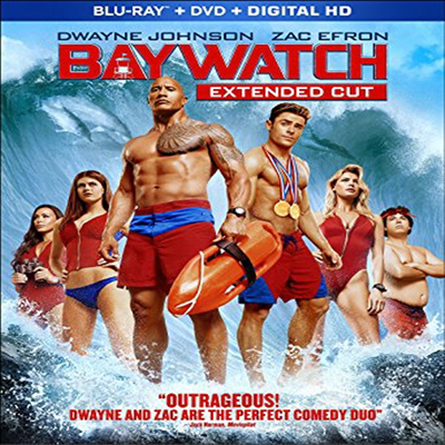 Baywatch (̿ġ) (2017) (ѱ۹ڸ)(Blu-ray + DVD + Digital HD)