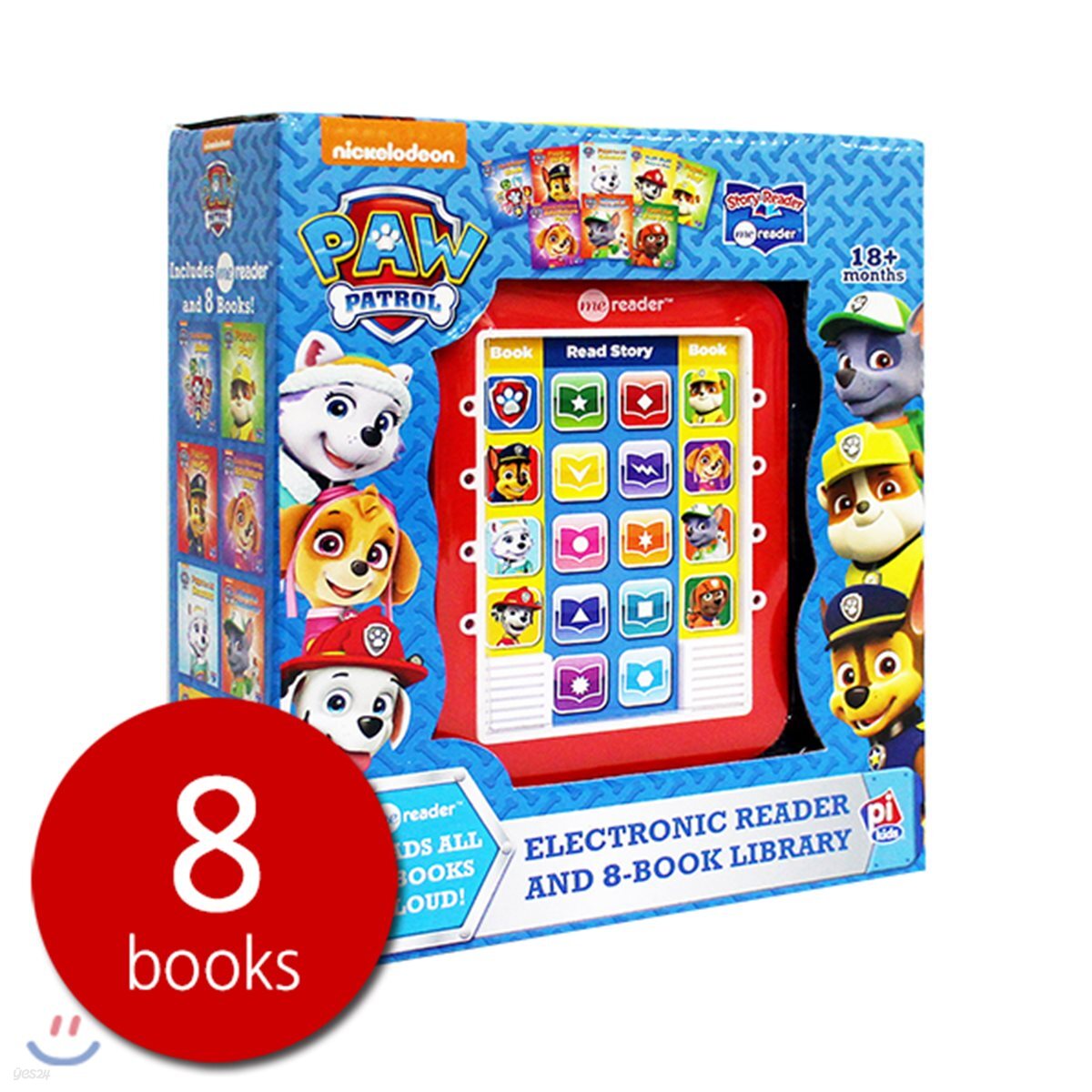 Nickelodeon PAW Patrol: 8-Book Library and Electronic Reader Sound Book Set