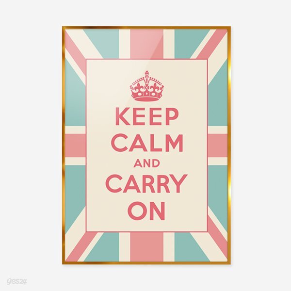 Keep Calm 킵캄 유니언잭 포스터 - 50X70 A2 A3 A4