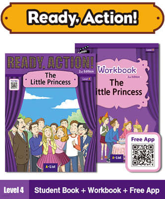 Ready Action Level 4 : The Little Princess (SB+WB)