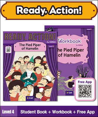 Ready Action Level 4 : The Pied Piper of Hamelin (SB+WB)