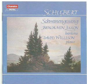 Benjamin Luxon & David Willison / Schubert : Schwanengesang (수입/CHAN8721)