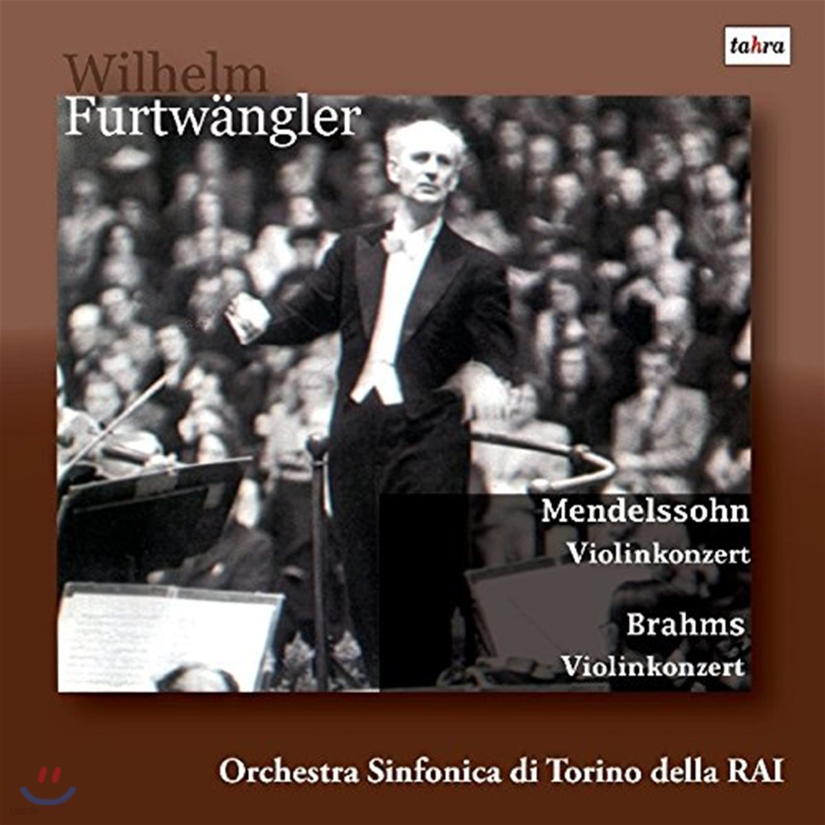 Wilhelm Furtwangler 멘델스존 / 브람스: 바이올린 협주곡 - 빌헬름 푸르트뱅글러, RAI 국립관현악단 (Mendelssohn: Violin Concerto Op. 64 / Brahms: Violin Concerto Op. 77)