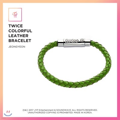 Ʈ̽ (TWICE) - TWICE Colorful Leather Bracelet [Jeongyeon]