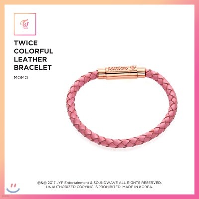 Ʈ̽ (TWICE) - TWICE Colorful Leather Bracelet [Momo]