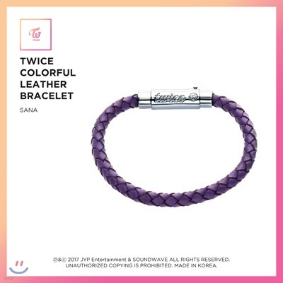 Ʈ̽ (TWICE) - TWICE Colorful Leather Bracelet [Sana]