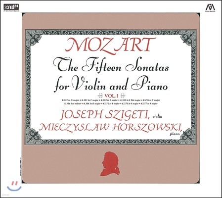 Joseph Szigeti Ʈ: ̿ø ҳŸ 1 -  ðƼ, ̿ġ ȣŰ (Mozart: The Fifteen Sonatas for Violin and Piano Vol.I)