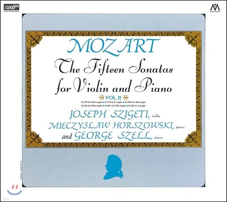 Joseph Szigeti Ʈ: ̿ø ҳŸ 2 -  ðƼ, ̿ġ ȣŰ,   (Mozart: The Fifteen Sonatas for Violin and Piano Vol.II)