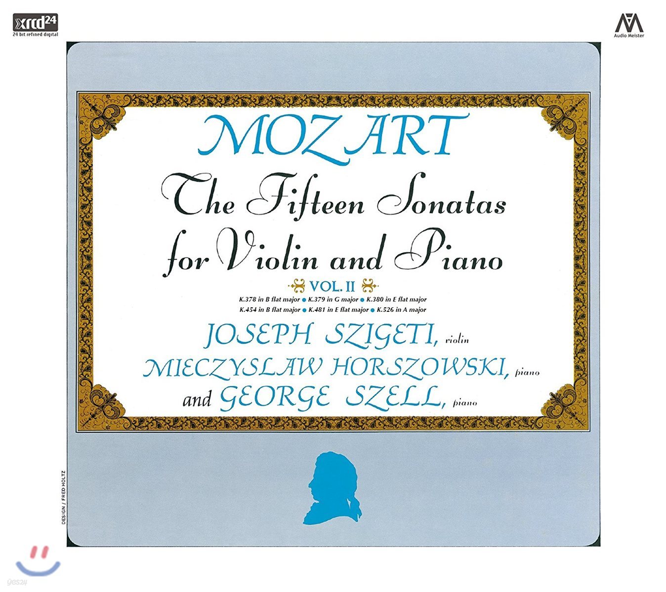 Joseph Szigeti 모차르트: 바이올린 소나타 2집 - 요제프 시게티, 미예치슬라프 호르조프스키, 조지 쉘 (Mozart: The Fifteen Sonatas for Violin and Piano Vol.II)