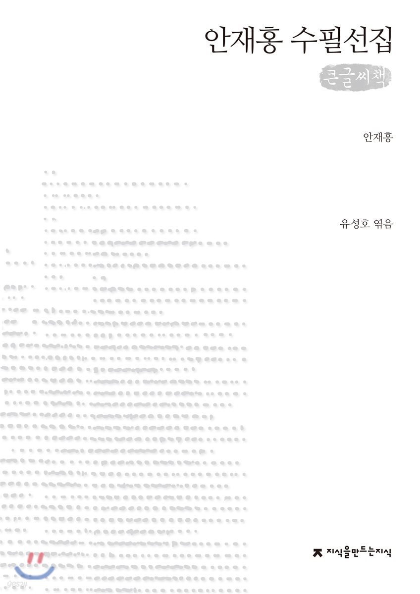 안재홍 수필선집 큰글씨책