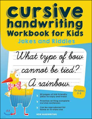 Cursive Handwriting Workbook for Kids: Jokes and Riddles