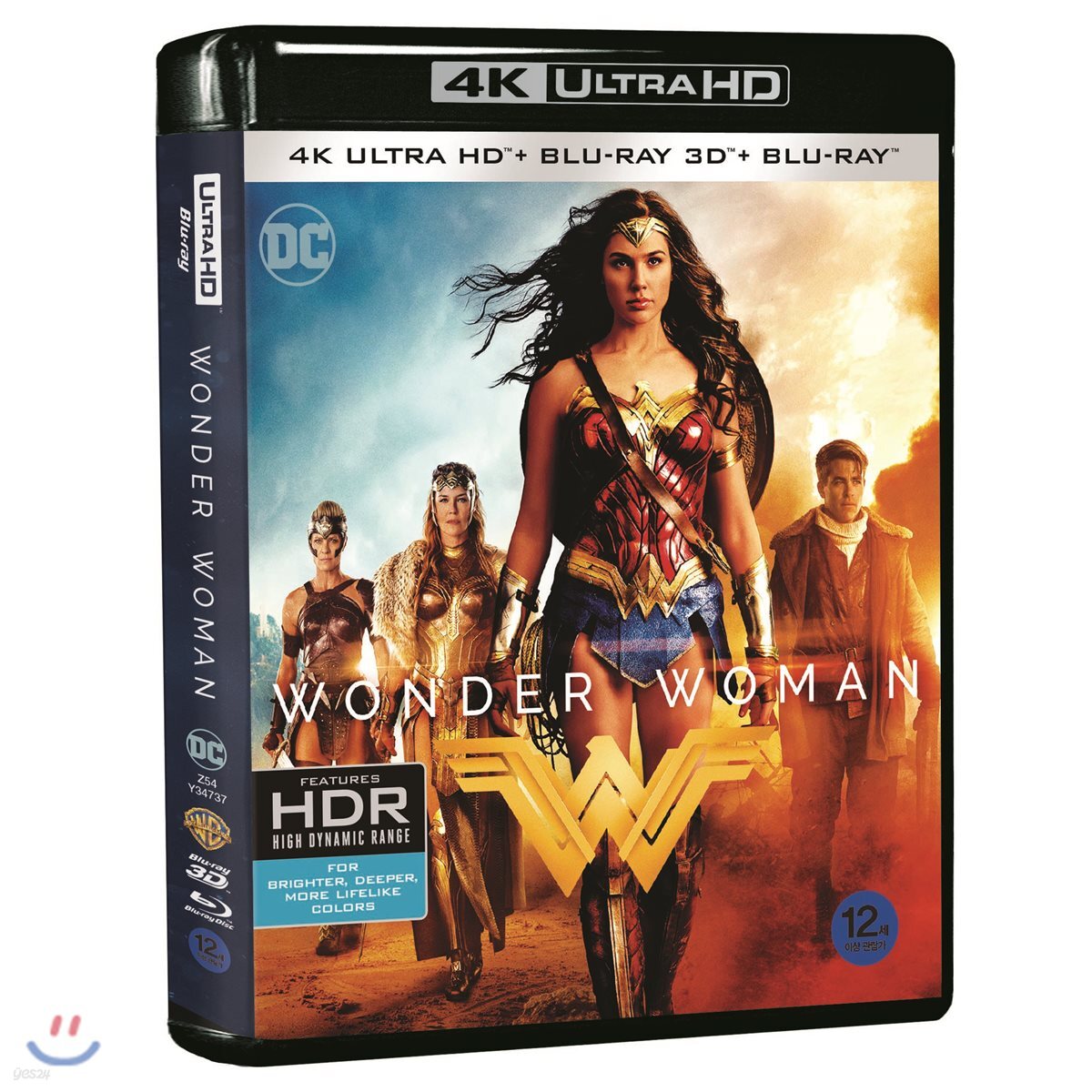 원더우먼 (4K UHD + 3D + 2D) 한정판 : 블루레이
