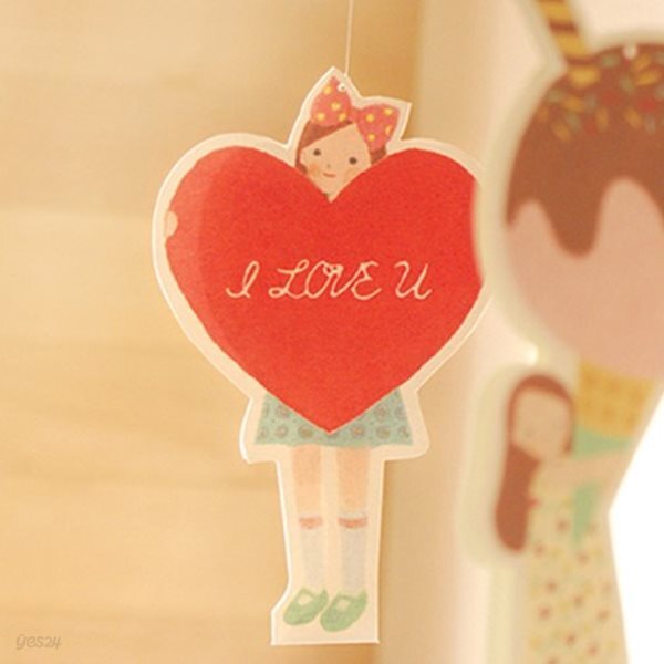 [건망증] Flyaway mobile card heart 빠른배송