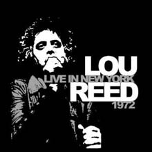 Lou Reed — Live In New York 1972 앨범 커버