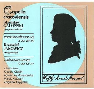 Stanislaw Galonski, Krzysztof Jakowicz / Mozart : Concert For Violin A-dur KV.219, Kronungsmesse K.317 (수입/CCT01)
