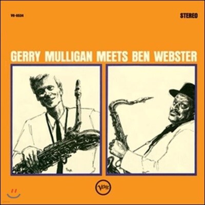 Gerry Mulligan,Jimmy Rowles,Ben Webster,Mel Lewis,Leroy Vinnegar — Gerry Mulligan & Ben Webster (게리 멀리건 & 벤 웹스터) - Gerry Mulligan Meets Ben Webster 앨범 커버