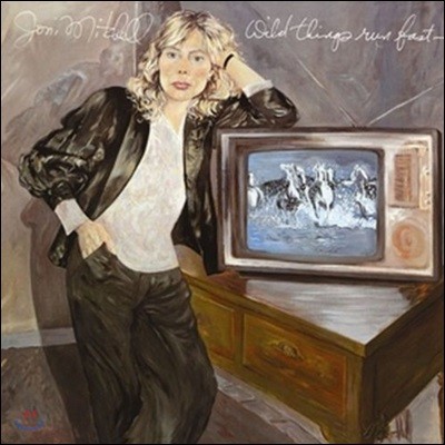 Larry Carlton,Lionel Richie,Steve Lukather,Wayne Shorter,Vinnie Colaiuta,Michael Landau,Victor Feldman — Joni Mitchell (조니 미첼) - Wild Things Run Fast 앨범 커버