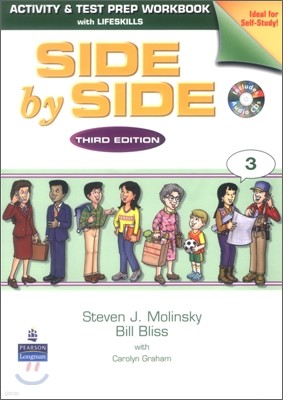 Side by Side Plus 3 : Activity & Test Prep Workbook with CDs