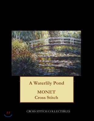 A Waterlily Pond: Monet cross stitch pattern