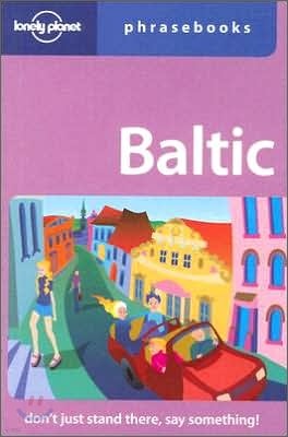 Lonely Planet Baltic Phrasebook