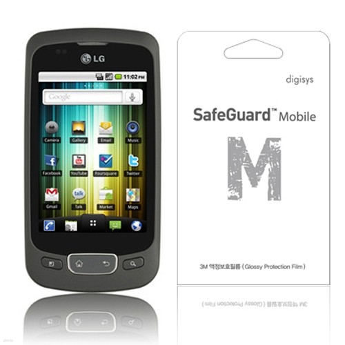 3M ƼӽONE Ƽӽ ȣʸ  LG KU3700 SafeGuard Mobile Glossy