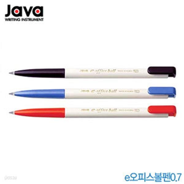 자바 e-오피스볼펜0.7mm  1타(24개입)  300e오피스볼펜 J