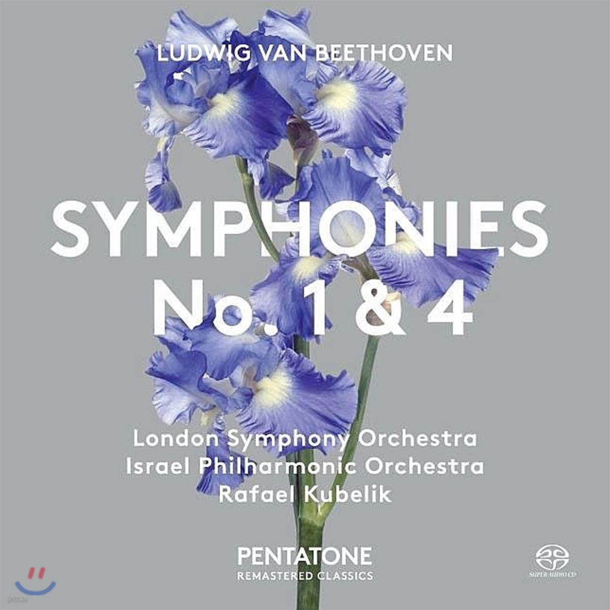 Rafael Kubelik 베토벤: 교향곡 1 &amp; 4번 - 런던 심포니 오케스트라, 이스라엘 필하모닉, 라파엘 쿠벨릭 (Bethoven: Symphonies No. 1 &amp; 4)
