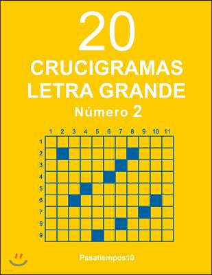 20 Crucigramas Letra Grande - N. 2