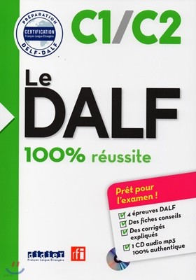 Le Dalf 100% Reussite C1/C2 (+CD MP3)