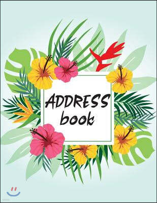 Address Book: Email Address Book and Home Address Book - 8.5x11 with 300+ Contact, Birthday, Email Address, Mobile Number: Address B