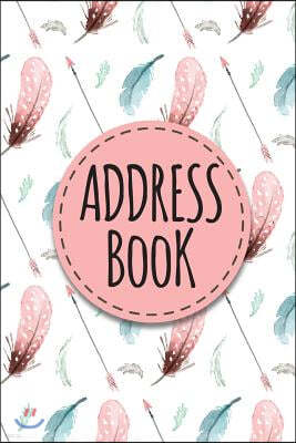 Address Book: Address Book for Women - Alphabetical with Tabs (6x9) - Alphabetical for Contact, Address, Email: Small Address Book