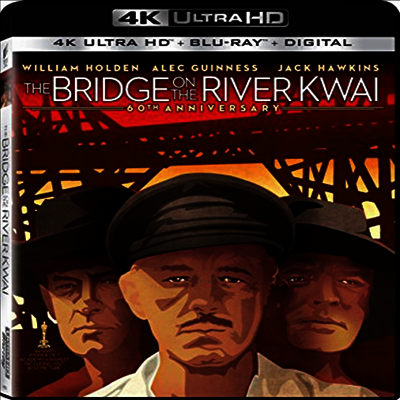 The Bridge On The River Kwai - 60th Anniversary (콰이강의 다리) (1957) (한글자막)(4K Ultra HD + Blu-ray + Digital)