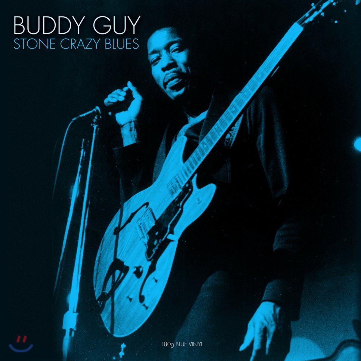 Buddy Guy - Stone Crazy Blues 버디 가이 베스트 앨범 [블루 컬러 LP]