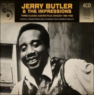 Jerry Butler & The Impressions ( Ʋ & ǽ) - 3 Classic Albums Plus Singles 1958-1962