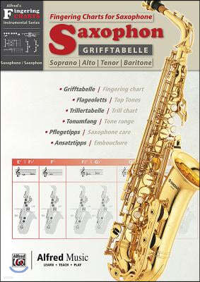 Grifftabelle Für Saxophon [Fingering Charts for Saxophone]: German / English Language Edition