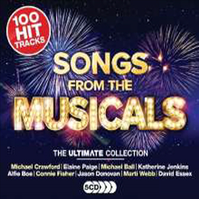 Various Artists - Ultimate Songs From Musicals (ȯ  100) (5CD Set)