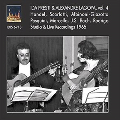 ̴ Ƽ ˷巹   4 (Ida Presti & Alexandre Lagoya Recording Vol.4)(CD) - Ida Presti