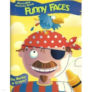 Funny Faces (Reusable Activity Book)