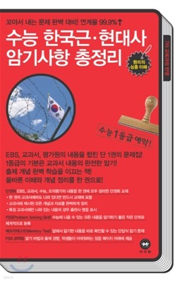 수능 한국 근현대사 암기사항 총정리 (2011년)