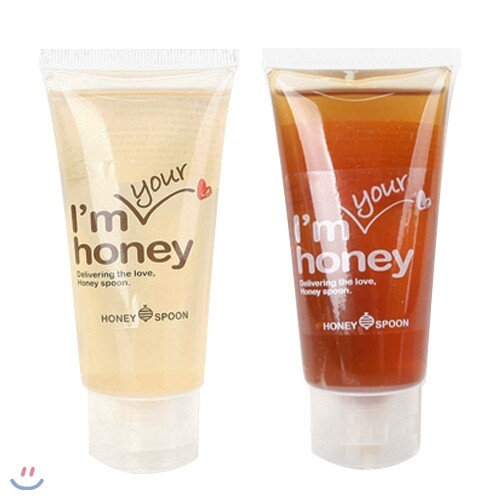 튜브허니세트-아카시아꽃꿀+야생화꽃꿀